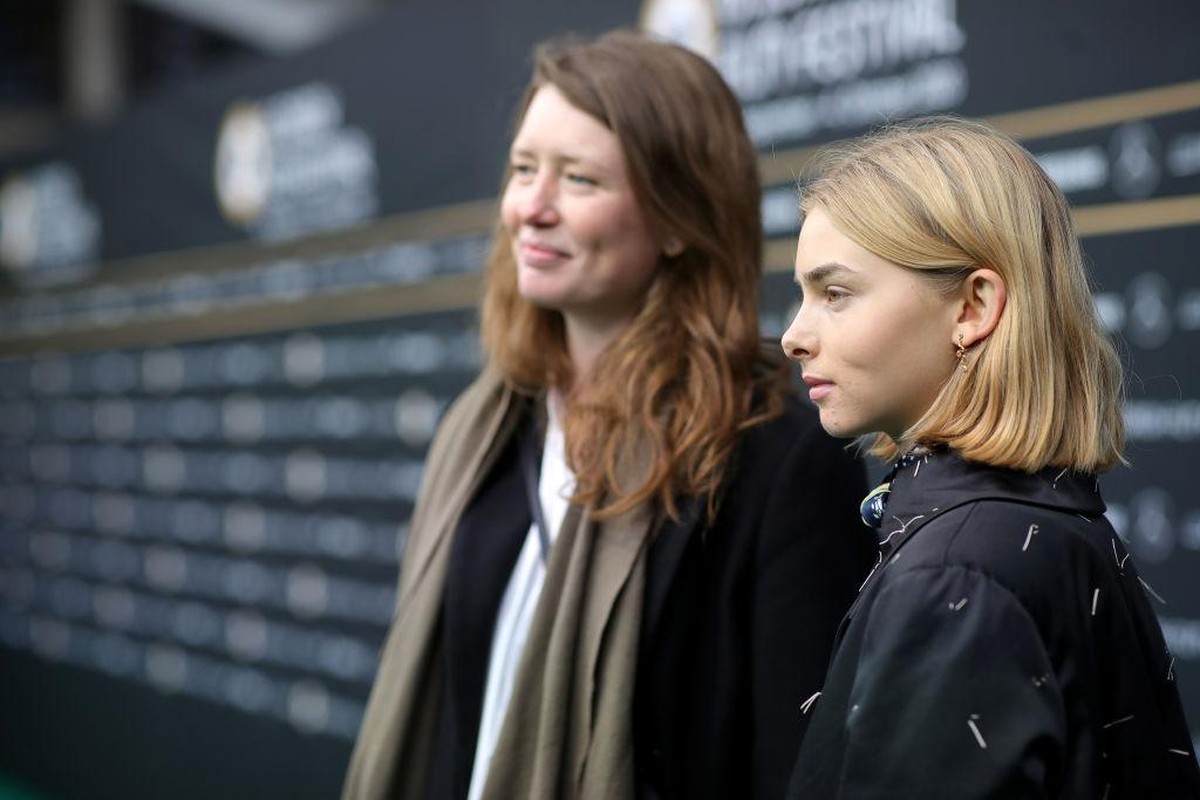 ZURICH, SWITZERLAND - SEPTEMBER 26: (L-R) Director Jeanette Nordahl and actress Sandra Guldberg Kampp attend the "Wildland" photocall during the 16th Zurich Film Festival at Kino Corso on Se ...