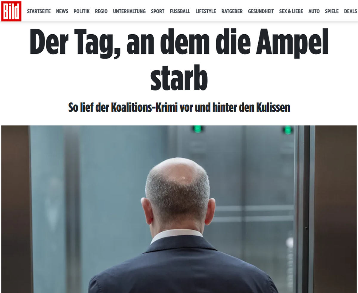 Schlagzeile Bild