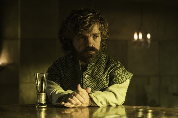 In this image released by HBO, Peter Dinklage appears in a scene from &quot;Game of Thrones.&quot; On Thursday, July 14, 2016, Dinklage was nominated for outstanding supporting actor in a drama series ...