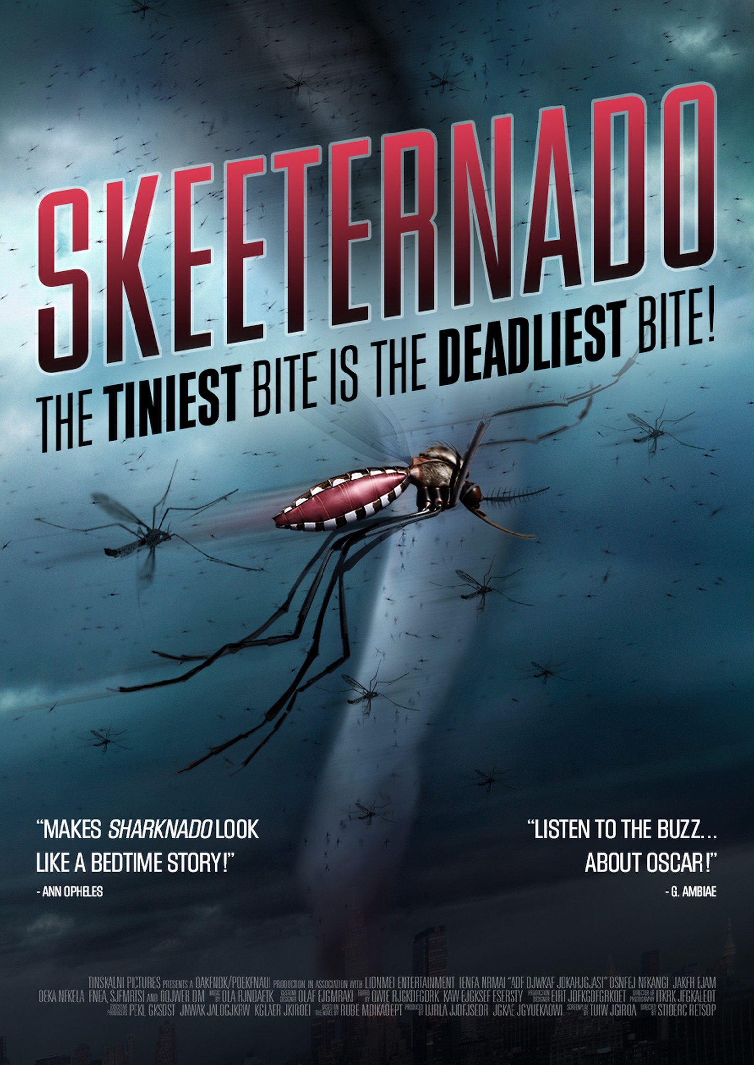 In Anspielung an den Trash-Film «Sharknado» und die Dominanz der vermeintlich so gefährlichen Haie, entstand dieses Poster.