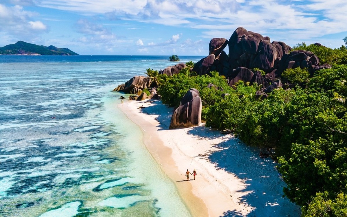 Anse Source d'Argent auf La Digue, Seychellen