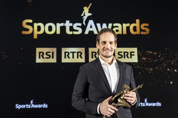 Patrick Fischer, Eishockey, erhaelt den Preis Trainer des Jahres 2025 an der Verleihung der Sports Awards 2025 am Sonntag, 29. Maerz 2026 in den Studios des SRF in Zuerich. Die Show wurde aufgrund der ...