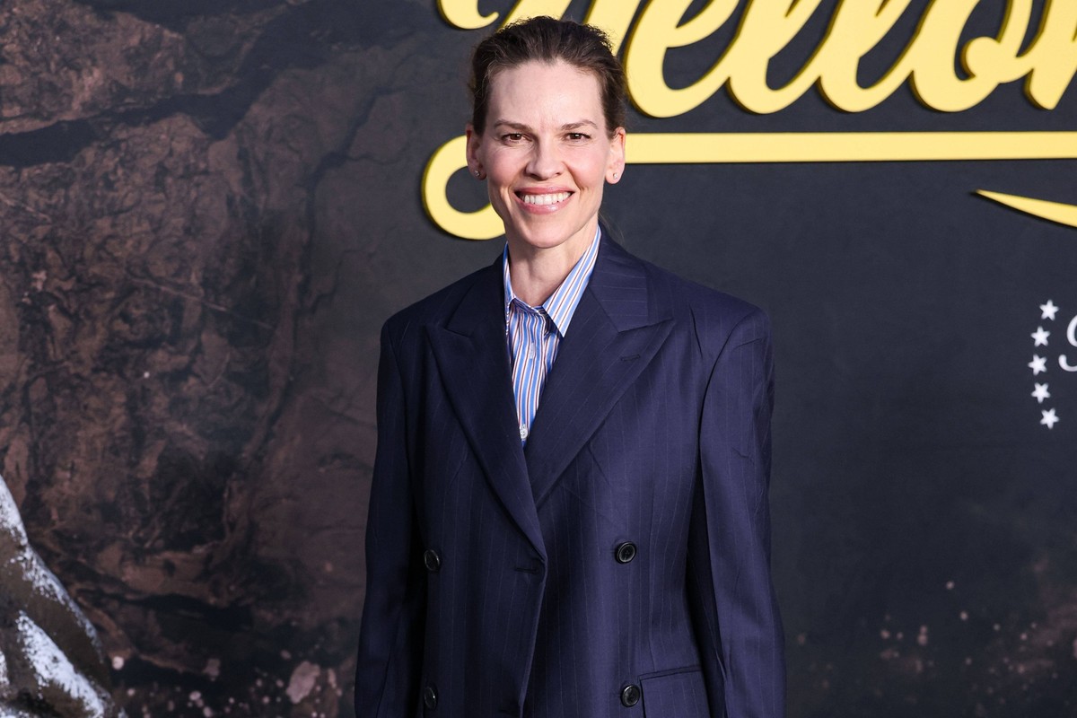 Showtime s Yellowjackets Season 3 Emmy FYC Event NORTH HOLLYWOOD, LOS ANGELES, CALIFORNIA, USA - APRIL 10: American actress and film producer Hilary Swank arrives at Showtime s Yellowjackets Season 3  ...