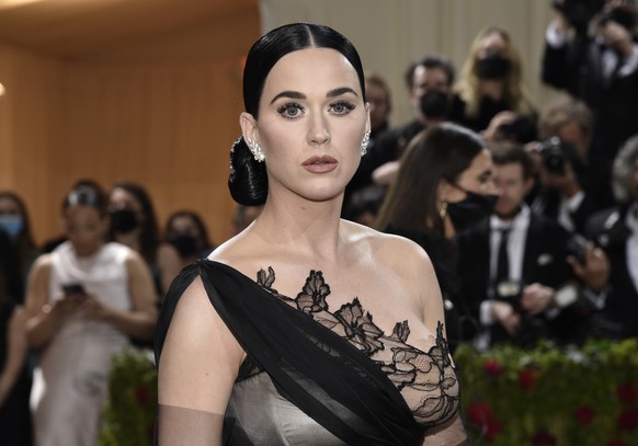 Katy Perry attends The Metropolitan Museum of Art&#039;s Costume Institute benefit gala celebrating the opening of the &quot;In America: An Anthology of Fashion&quot; exhibition on Monday, May 2, 2022 ...