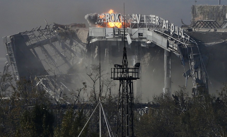 Eine kleine Gruppe von ukrainischen Soldaten und Freiwilligen verteidigt seit Monaten den Flughafen in Donezk gegen die Übermacht der prorussischen Separatisten.&nbsp;