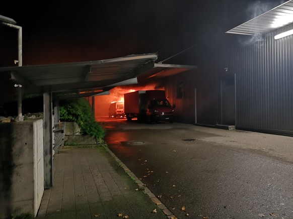 Millionenschaden bei Brand in Aargauer Weinhandlung
