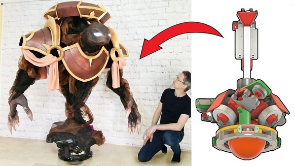 James Bruton balancing robot creature https://www.youtube.com/@jamesbruton