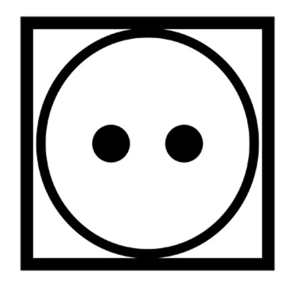 With this symbol you must ensure that the dryer dries at a normal high temperature.