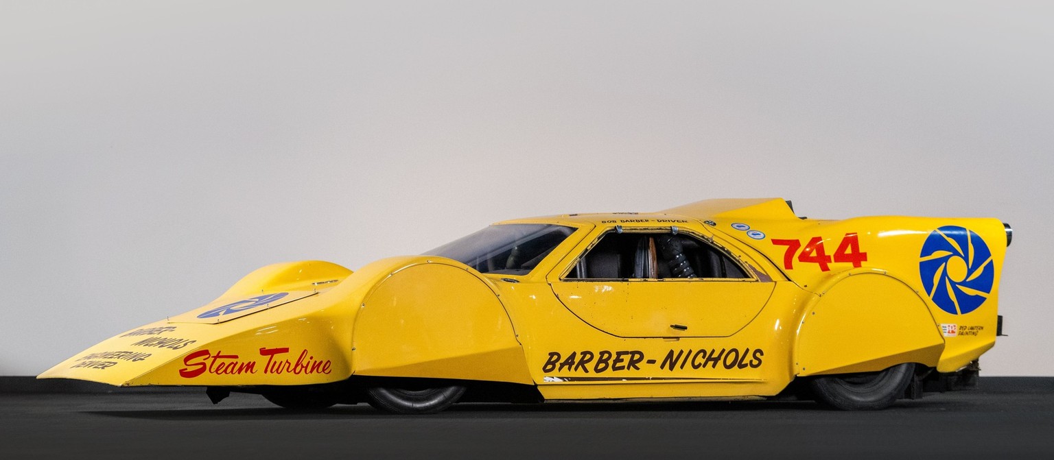 Broke the Stanley steam "Rocket" speed record set in 1906
1977 Steamin' Demon Steam Streamliner

5.4-inch Single Stage Steam Turbine
250bhp at 65,000rpm
Four-Wheel Independent Torsion B ...