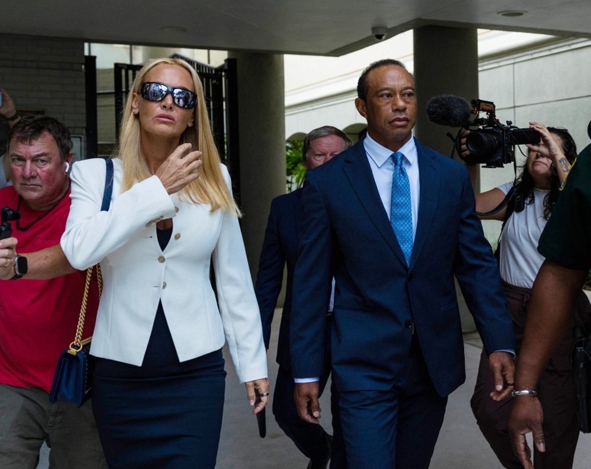 STUART, FLORIDA - SEPTEMBER 2: Tiger Woods leaves the Martin County Courthouse on September 2, 2026 in Stuart, Florida. Tiger Woods is expected to change his plea in the case over a DUI crash that occ ...