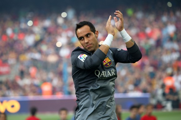 Claudio Bravo hat sich im Tor der Katalanen in der Liga vorerst gegen Marc-André Ter Stegen durchgesetzt.