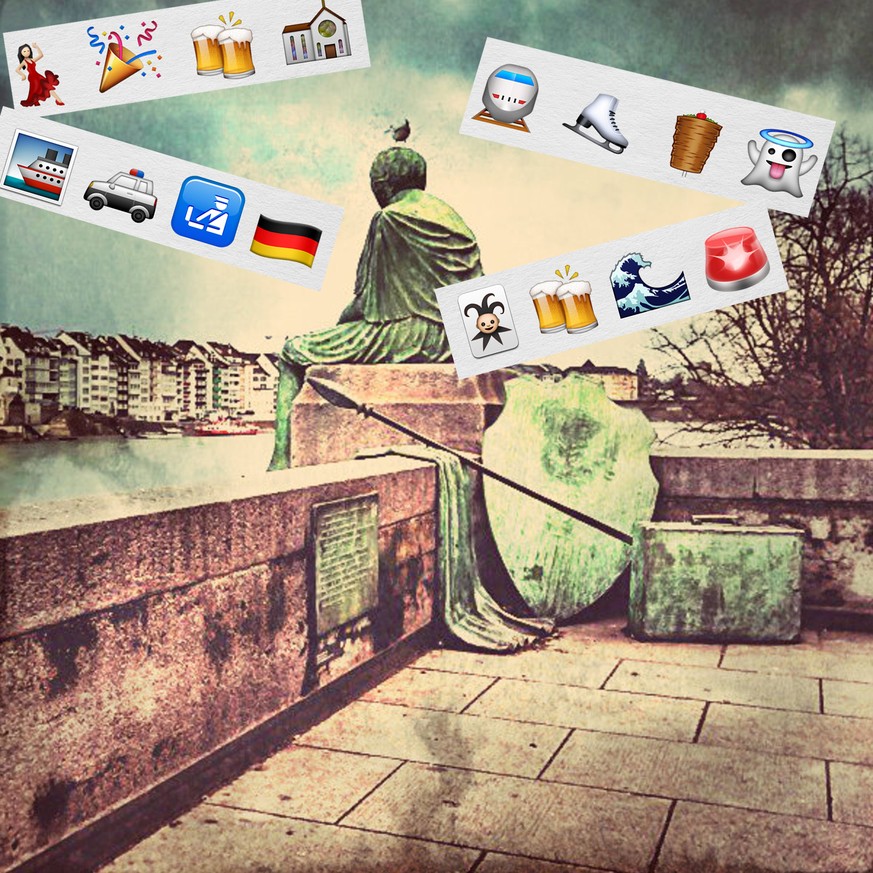 Wer die Basler Quartiere nicht anhand von 4 Emojis erkennt, muss heute ohne Läckerli ins Bett!
