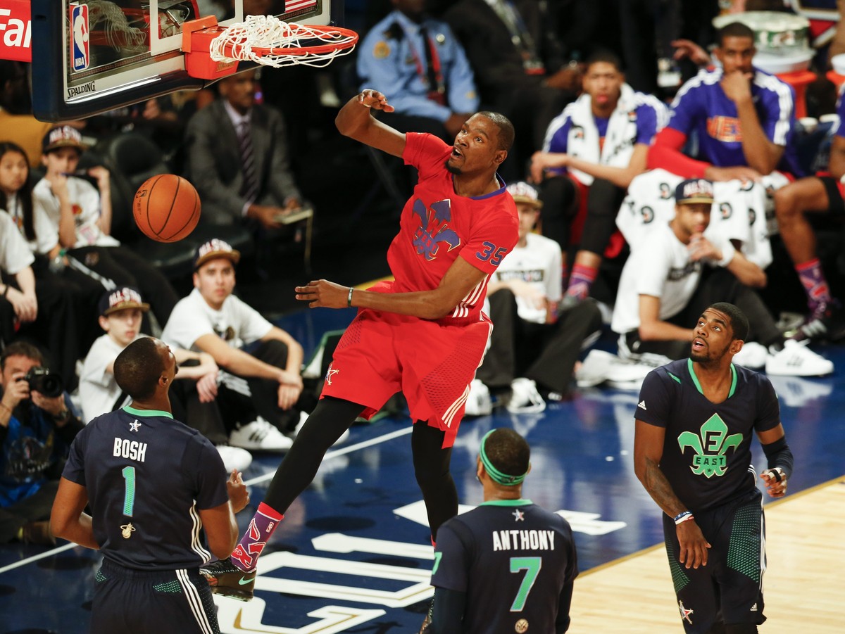 Kevin Durant war mit 38 Punkten Topscorer.