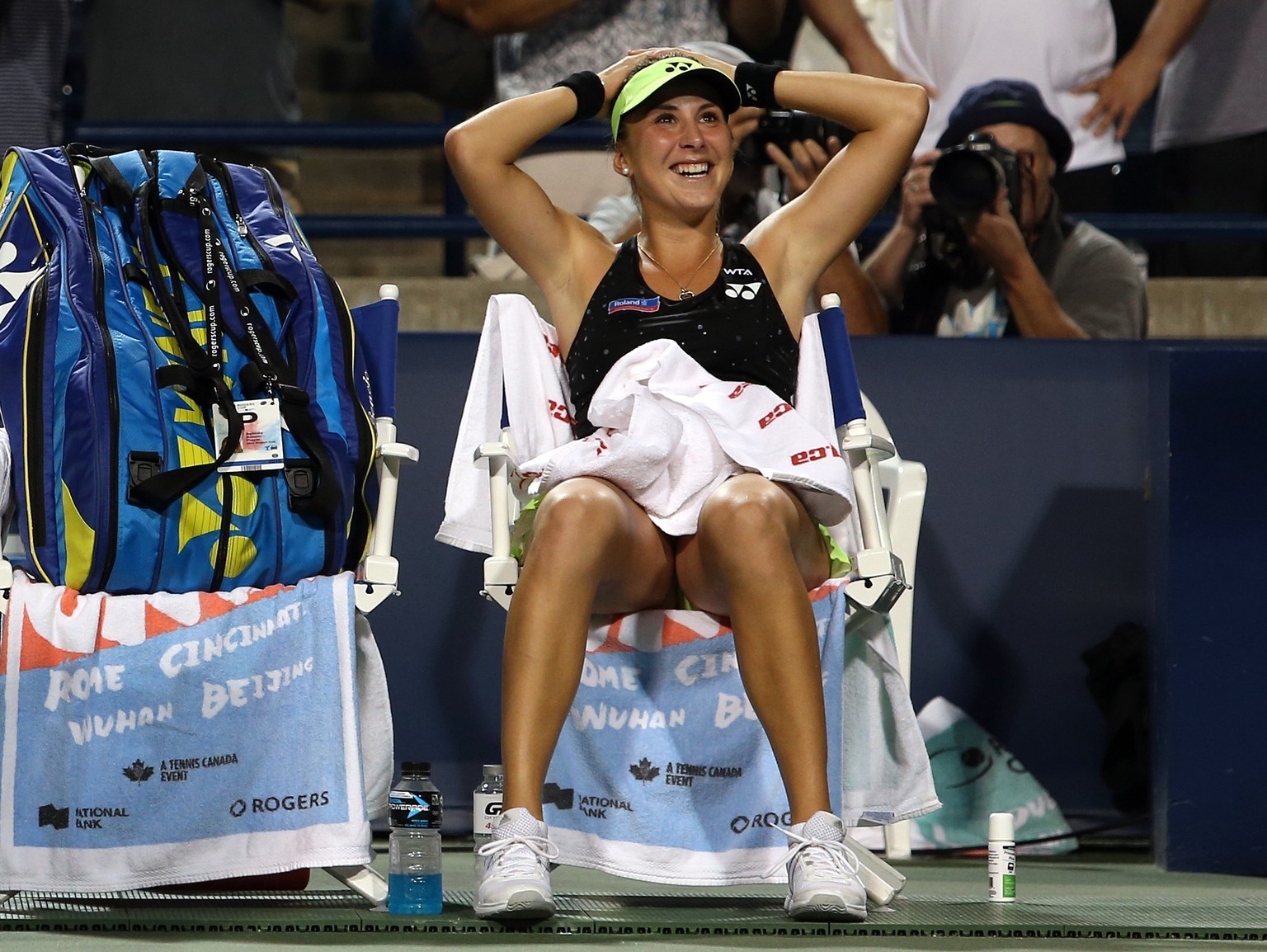 Belinda Bencic krönt ihren Lauf mit dem Sieg gegen Serena Williams.&nbsp;