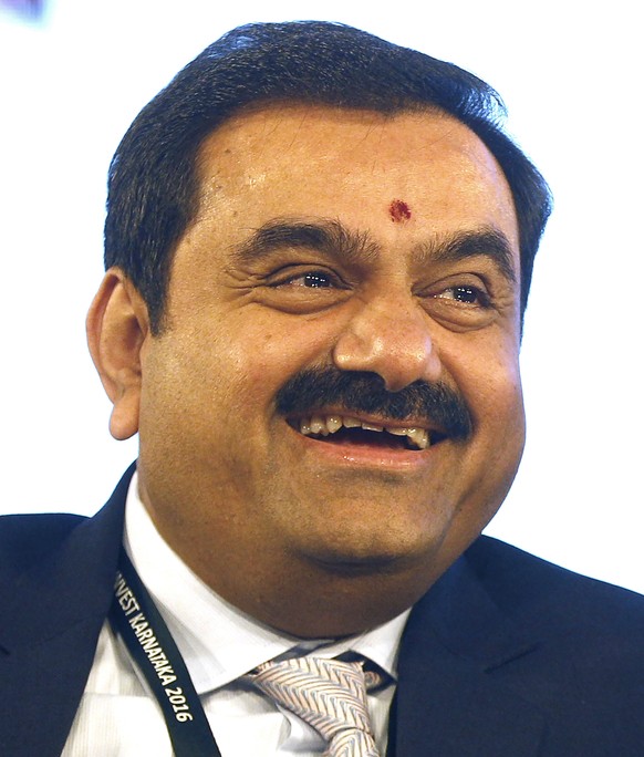 FILE- Adani Group Chairman Gautam Adani attends the &#039;Invest Karnataka 2016 - Global Investors Meet&#039; in Bangalore, India, Feb. 3, 2016. Hindenburg Research is a financial research firm with a ...