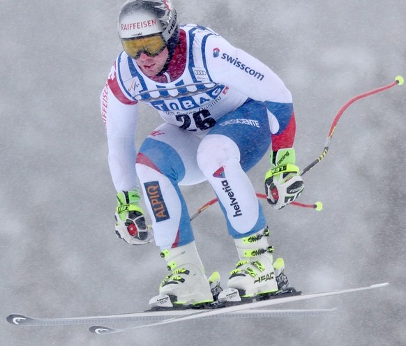 Beat Feuz im Training in Lake Louise.