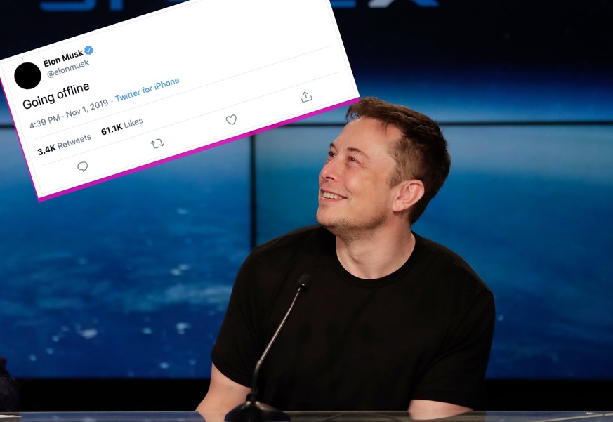 «Gehe offline»: Tesla-Chef Musk hat die Schnauze voll von Twitter