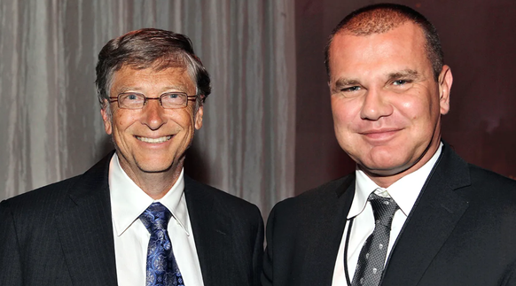 Bill Gates und Boris Nikolic 2012 in Washington, DC.