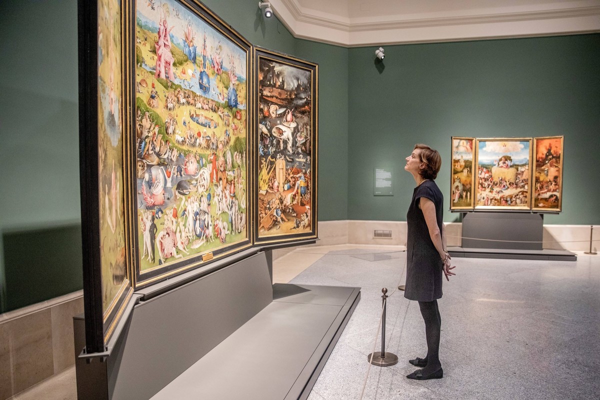 2021 EL MUNDO International Awards of Journalism to Anne Applebaum at the Prado Museum in Madrid.