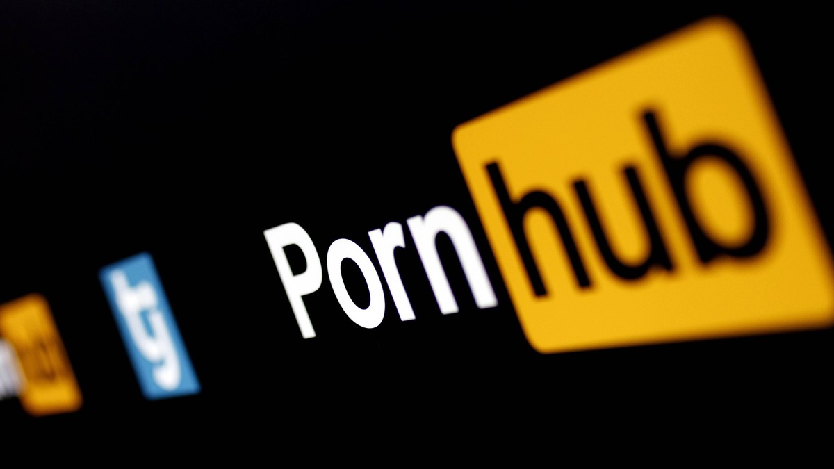 Logo der kanadischen Erotik-Videoplattform Pornhub auf der dmexco 2018 Fachmesse f