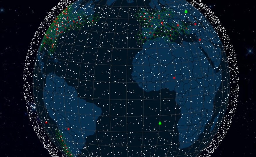 Starlink Satelliten 28.8.24
