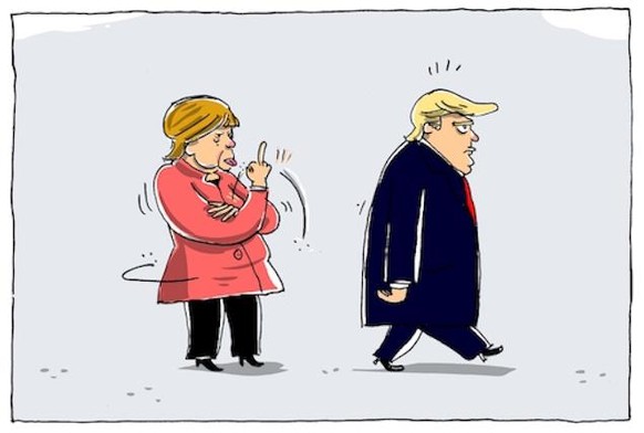 Trump: G7-Gipfel würde in erster Linie im Weissen Haus stattfinden
Bleibt zu hoffen dass Merkel wenigstens hier mal Rückgrat zeigt und die richtige Antwort findet.
