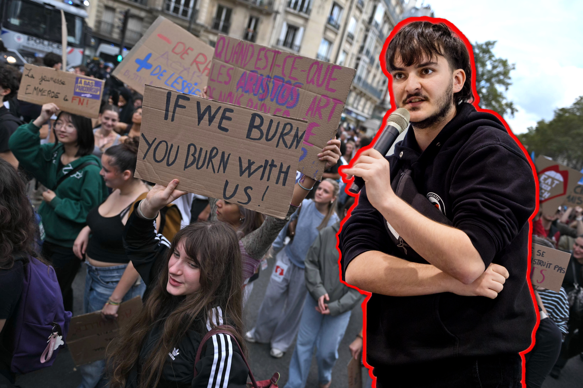 Julien Berthod, vice-président de la Jeunesse socialiste suisse, a participé aux manifestations françaises et souhaite organiser une grève de la jeunesse en Suisse.
