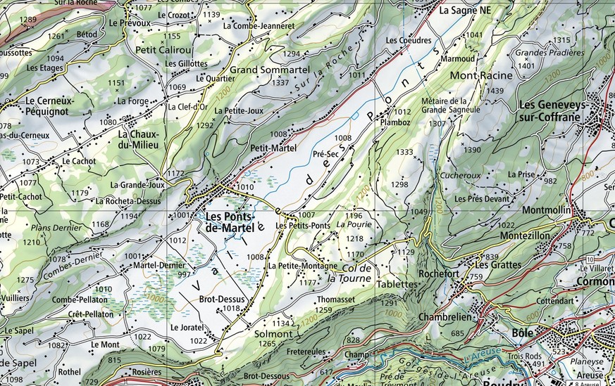 Rauszeit Kalte Orte Eisige Orte Schweiz, kältester Ort der Schweiz Vallée de la Sagne