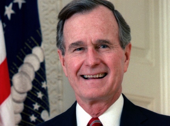 Lang ist's her: Bush Senior als 41. Präsident der USA.&nbsp;