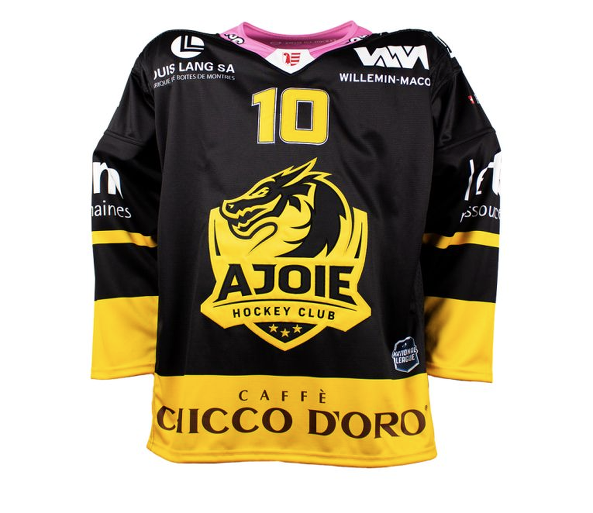 National-League-Saison 2025/26: Die Trikots des HC Ajoie.