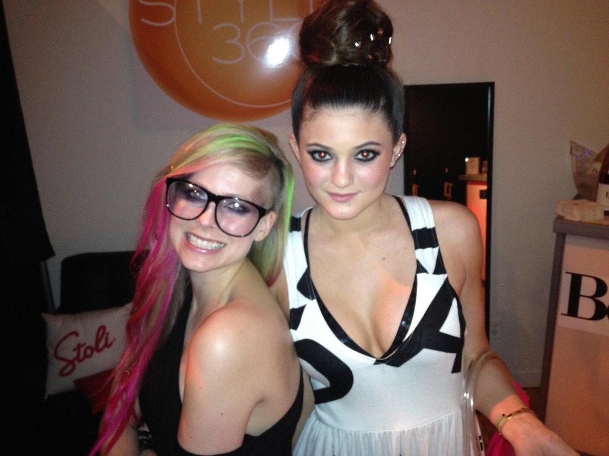 Kylie Jenner und Avril Lavigne im Jahr 2011