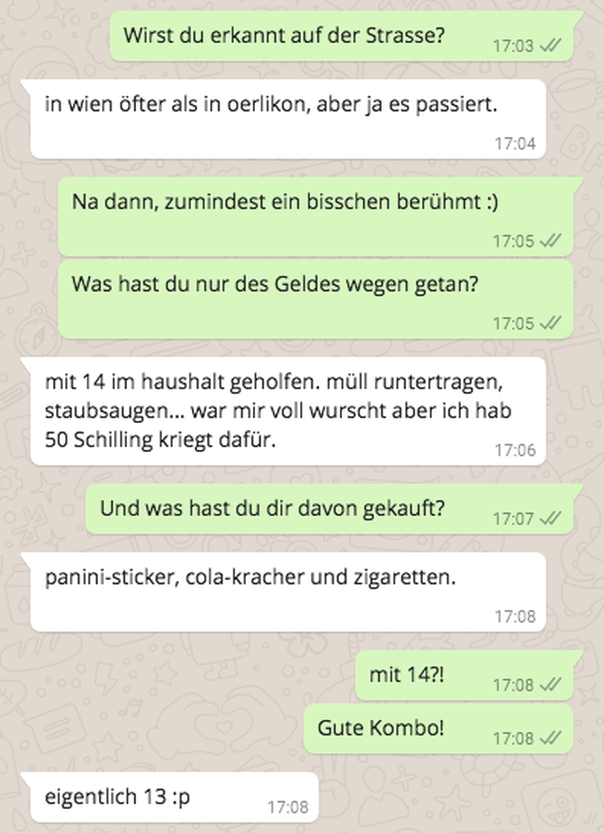 wanda hutinterview schmal interview whatsapp