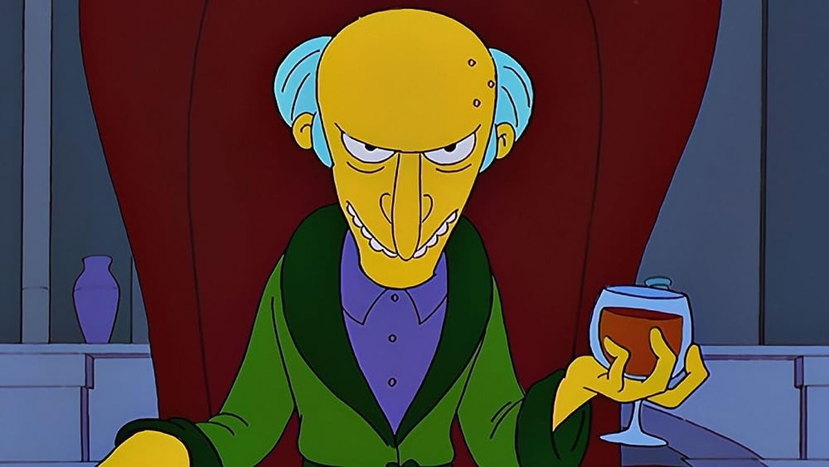 Mr. Burns, dans les Simpsons.