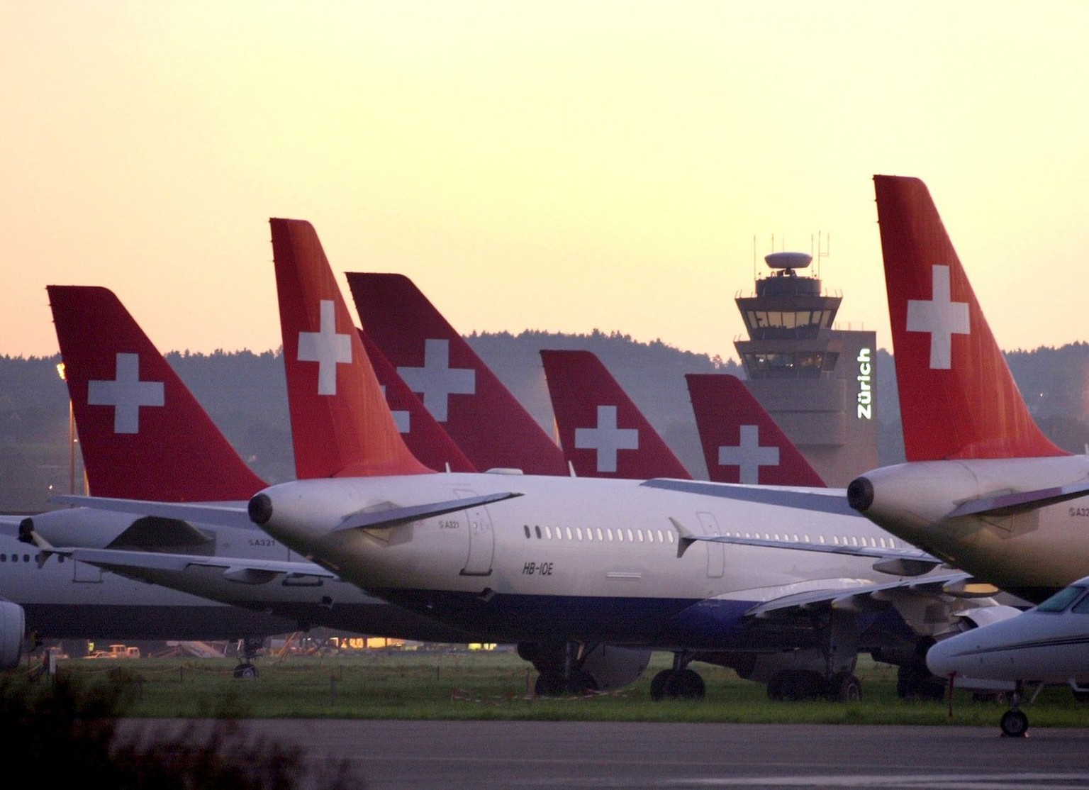 Das Swissair-Grounding am 3. Oktober 2001.