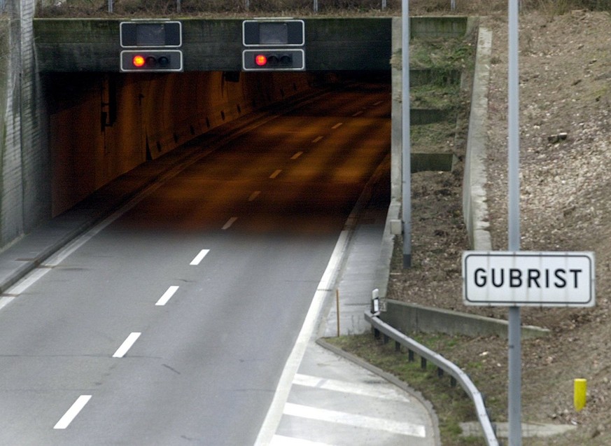 Einfahrt des Gubrist-Tunnels. (Archivbild)