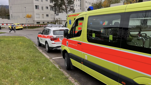 In diesem Wohnblock hat der Streit stattgefunden.