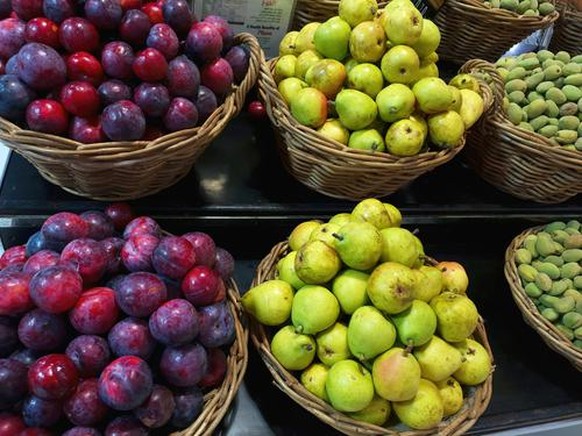 Früchte schneiden im Vergleich mit Fleisch viel besser ab.