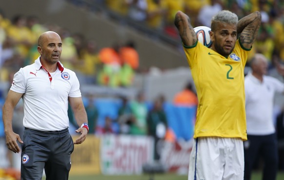 Soll immer wieder die Coaching-Zone verlassen haben: Chile-Trainer&nbsp;&nbsp;Jorge Luis Sampaoli.