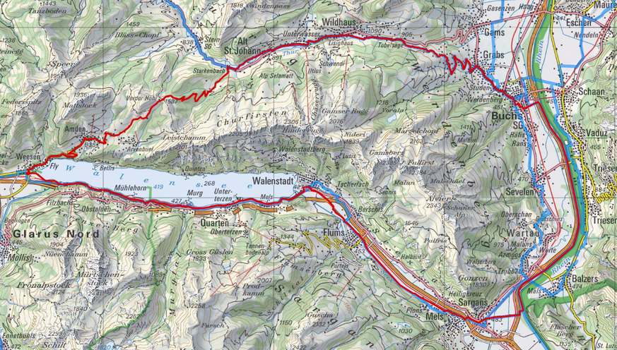 Velotour Walensee