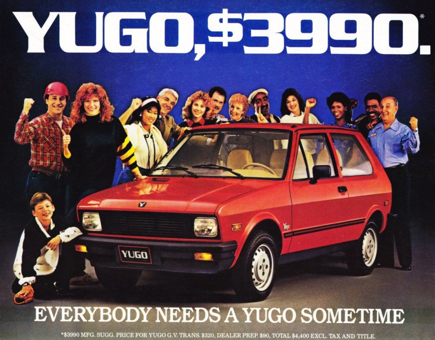 zastava yugo kleinwagen auto jugoslawien https://www.slavorum.org/yugo-the-worst-car-in-the-world/