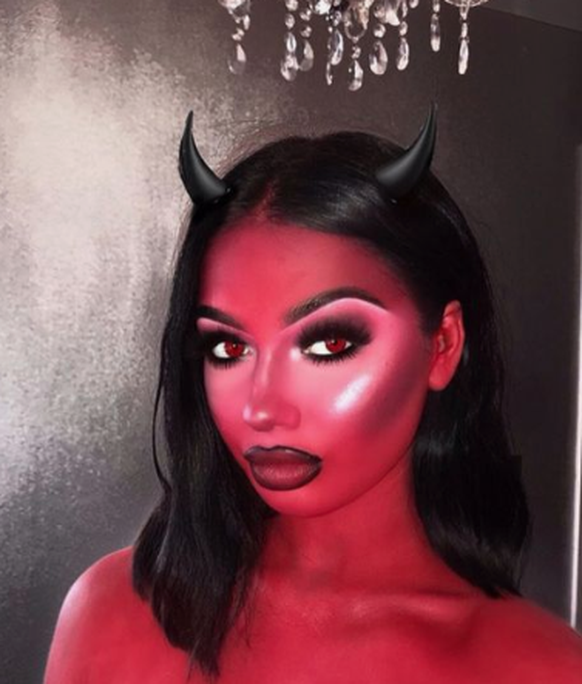 If you have a little more time, you can also try this look.