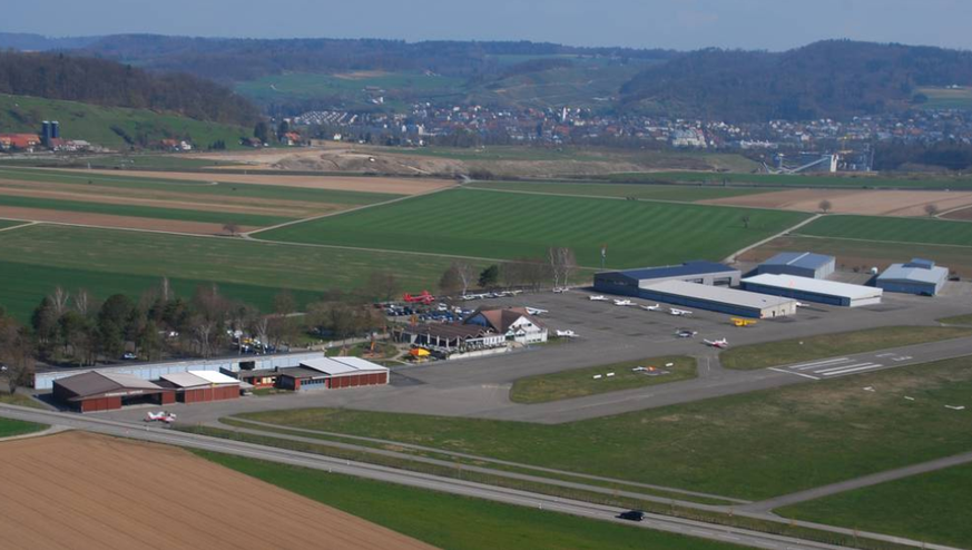 Der Flugplatz Birrfeld.