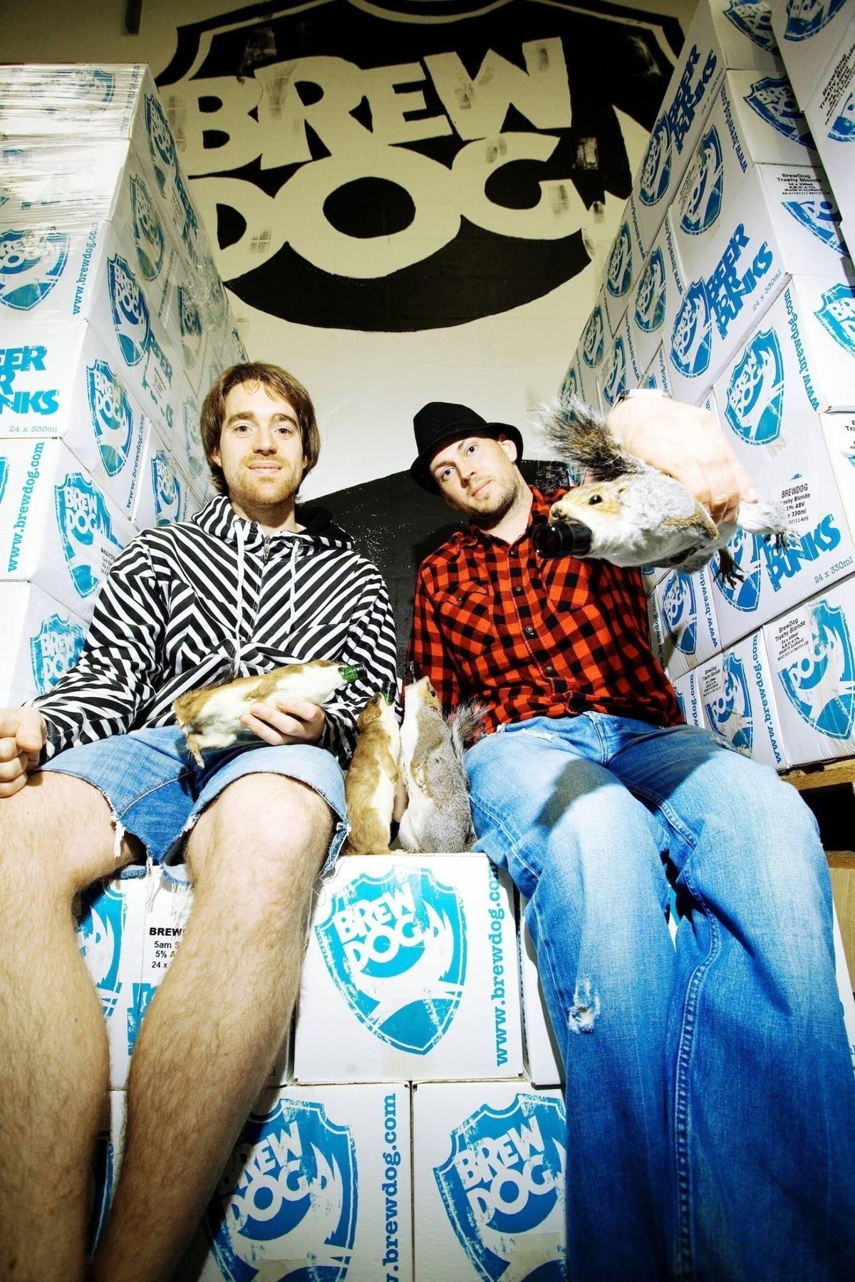 brewdog, MARTIN DICKIE (left) and JAMES WATT.