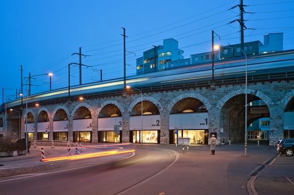 Das Viadukt in Zürich als Vorbild.