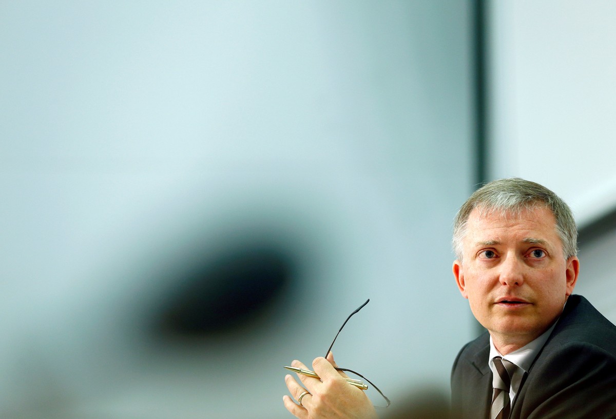 Switzerland's intelligence service NDB director Markus Seiler speaks to the media during a news conference in Bern, Switzerland May 2, 2016. REUTERS/Ruben Sprich