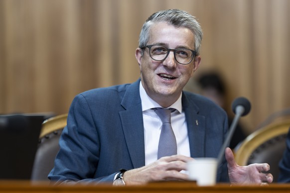 Benjamin Muehlemann, FDP-GL, spricht zur Budgetdebatte, an der Wintersession der Eidgenoessischen Raete, am Dienstag, 2. Dezember 2025 im Staenderat in Bern. (KEYSTONE/Alessandro della Valle)