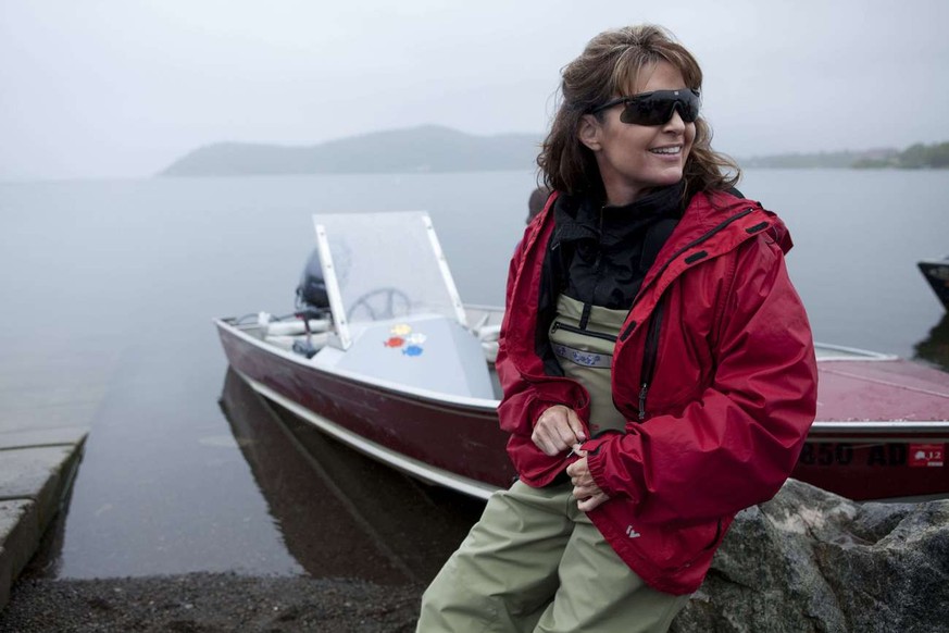 So präsentierte sich Sarah Palin in der TV-Serie «Sarah Palin's Alaska».