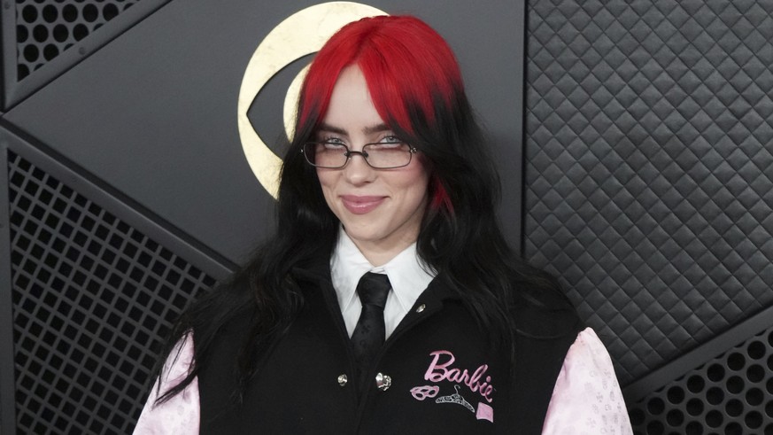 FILE - Billie Eilish appears at the 66th annual Grammy Awards in Los Angeles on Feb. 4, 2024. (Photo by Jordan Strauss/Invision/AP, File)
Billie Eilish