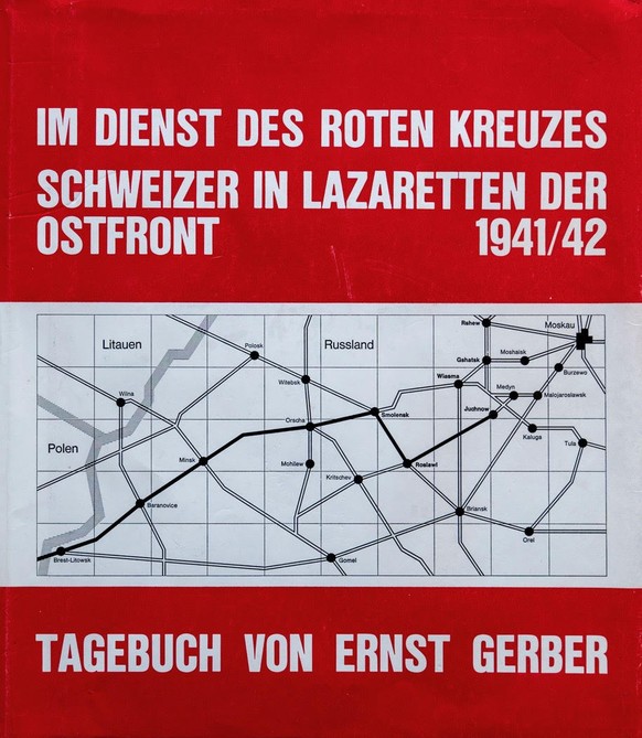 Der Einband des Tagebuchs von Ernst Gerber.