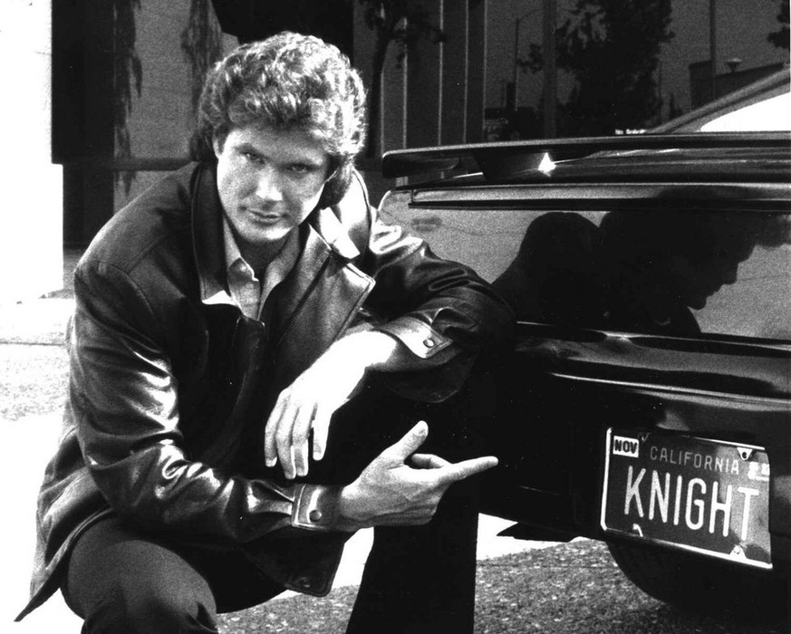 Das waren Zeiten: David Hasselhoff in seiner legendären Rolle als Michael Knight.